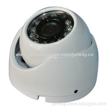 1/3-inch HDIS IR Dome Camera, 800TVL, 15M IR Distance, 12-piece LED with IR-cut